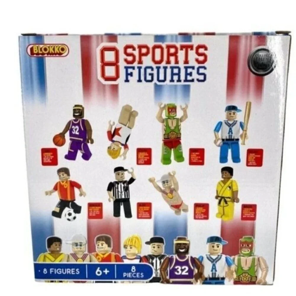 Blokko sports minifigures